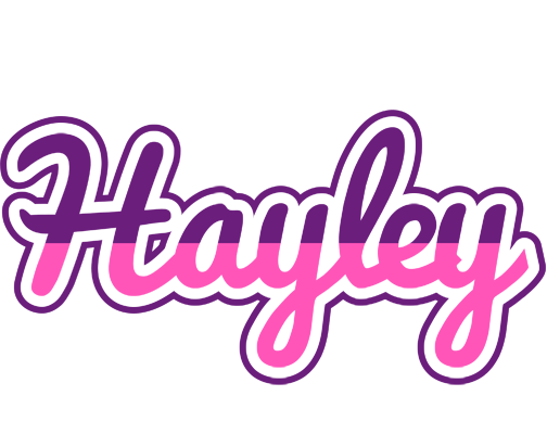 Hayley cheerful logo