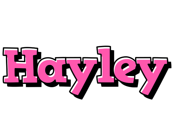 Hayley girlish logo