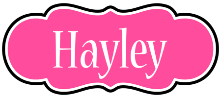 Hayley invitation logo