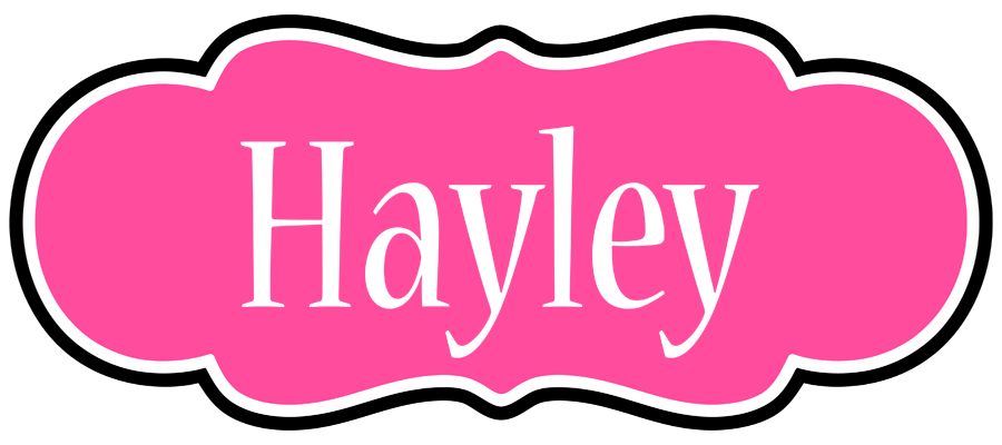 Hayley invitation logo