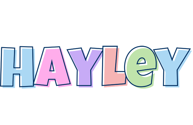 Hayley pastel logo