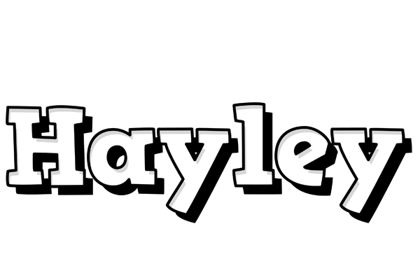 Hayley snowing logo