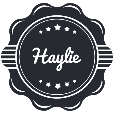 Haylie badge logo