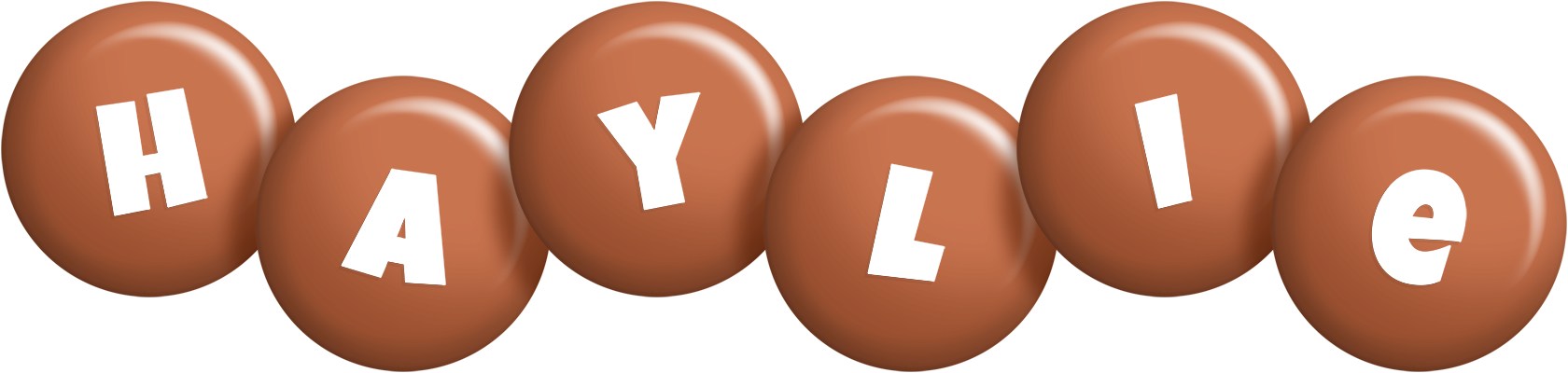 Haylie candy-brown logo