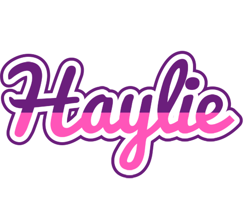 Haylie cheerful logo
