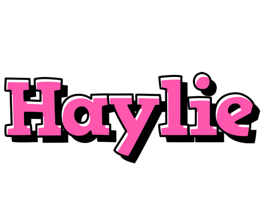 Haylie girlish logo