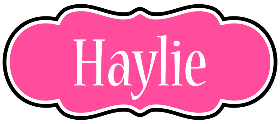 Haylie invitation logo