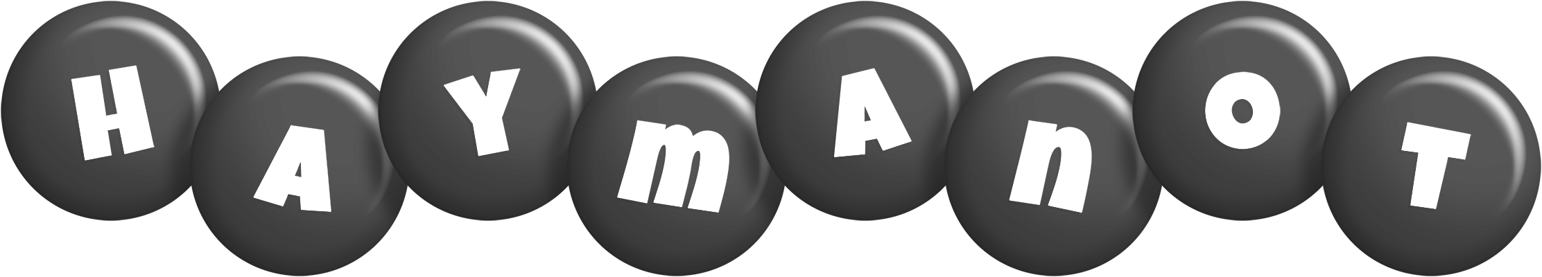 Haymanot candy-black logo