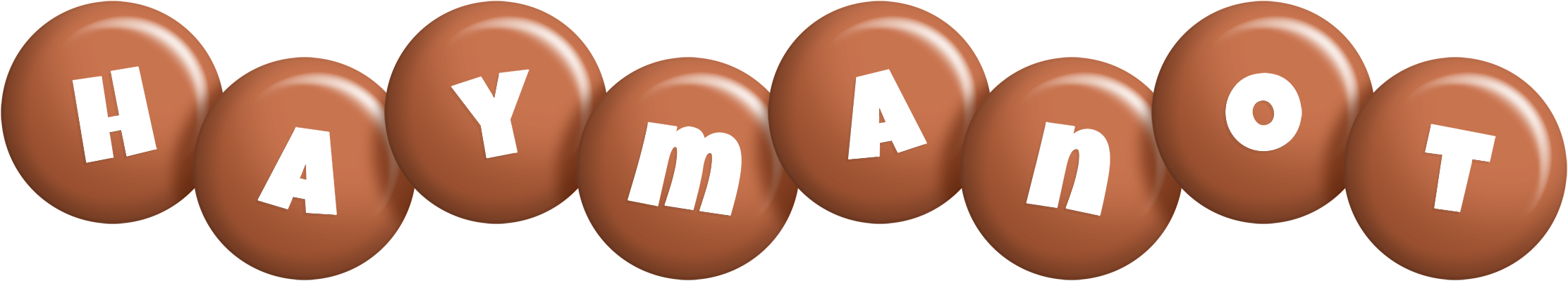 Haymanot candy-brown logo