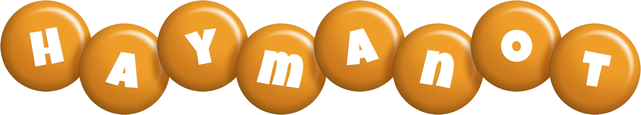 Haymanot candy-orange logo