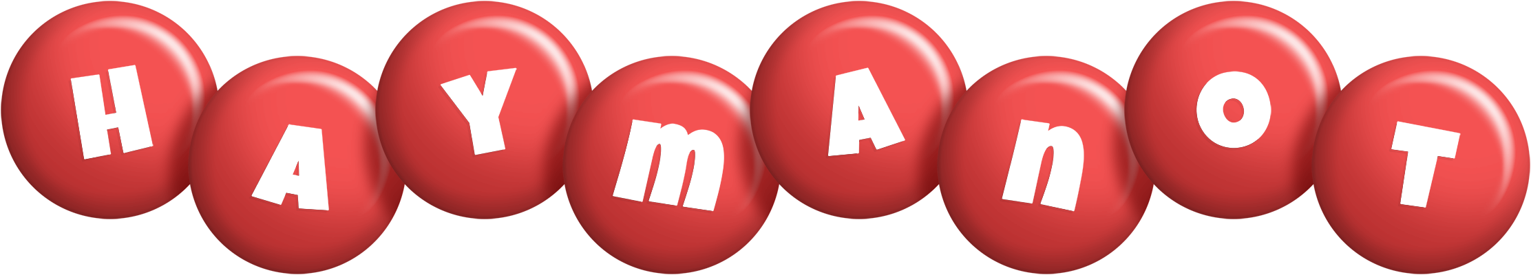 Haymanot candy-red logo