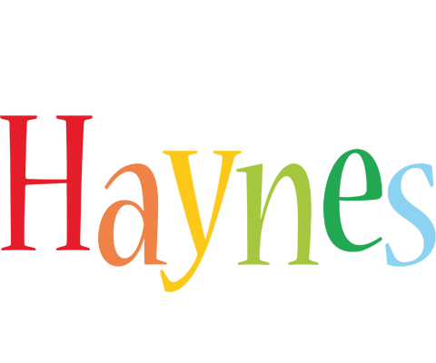 Haynes birthday logo