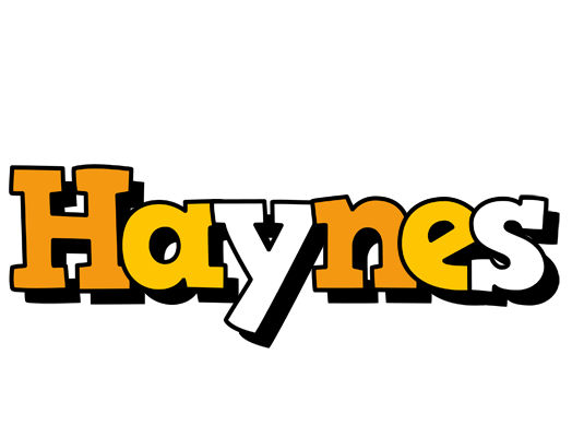 Haynes cartoon logo