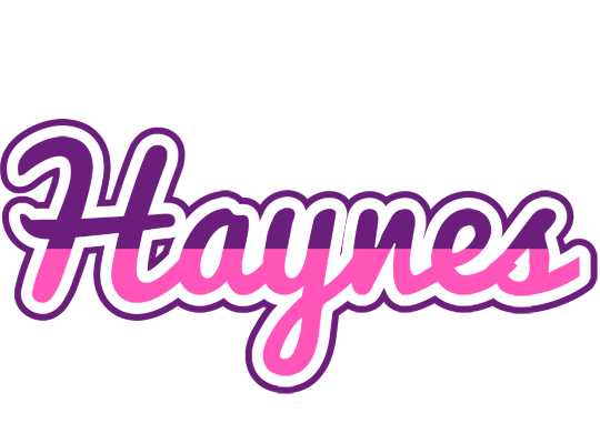 Haynes cheerful logo