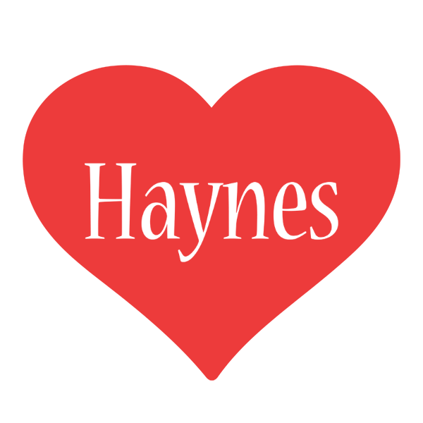Haynes love logo