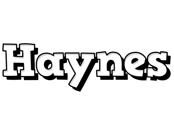 Haynes snowing logo