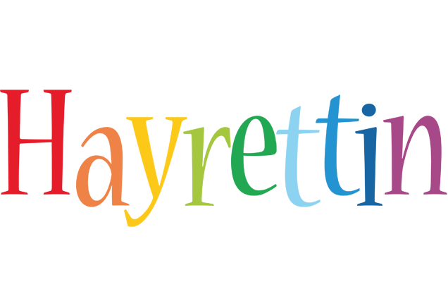 Hayrettin birthday logo