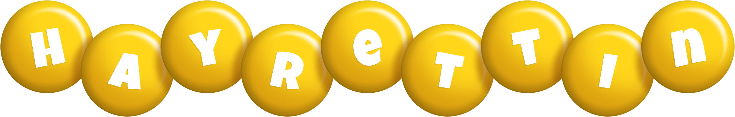 Hayrettin candy-yellow logo