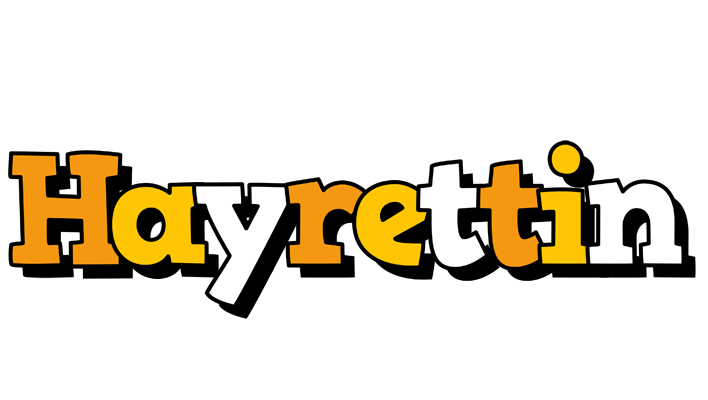 Hayrettin cartoon logo