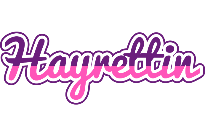 Hayrettin cheerful logo