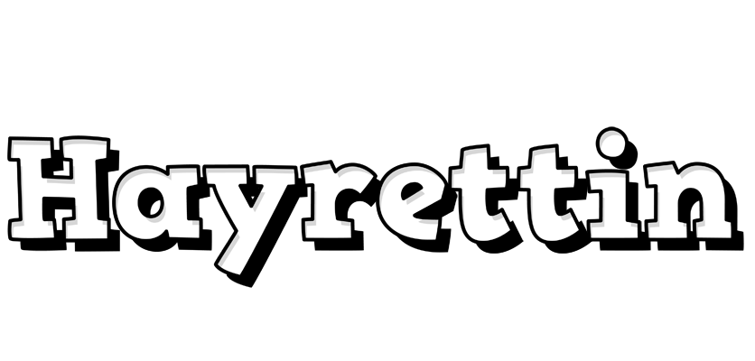 Hayrettin snowing logo