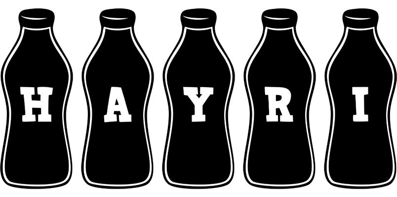 Hayri bottle logo