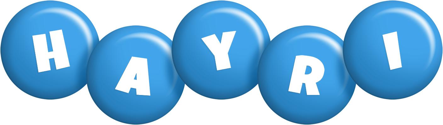 Hayri candy-blue logo