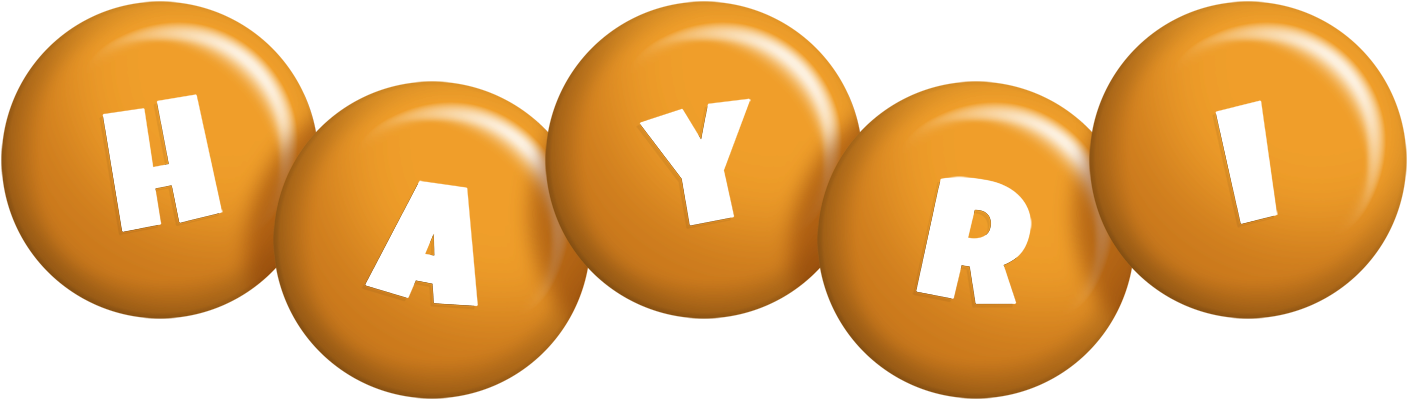 Hayri candy-orange logo