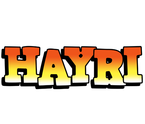 Hayri sunset logo