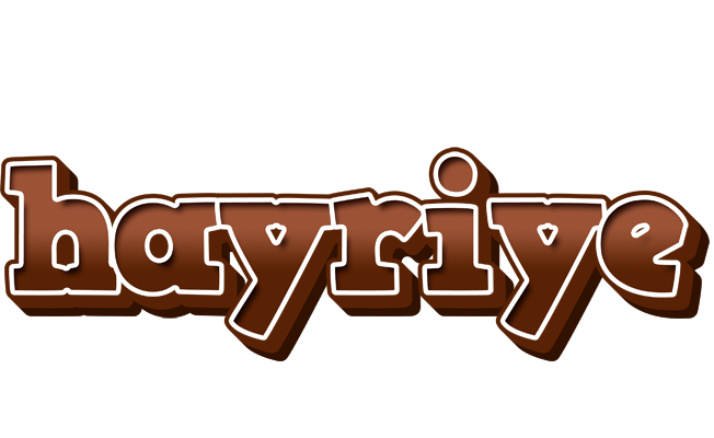 Hayriye brownie logo