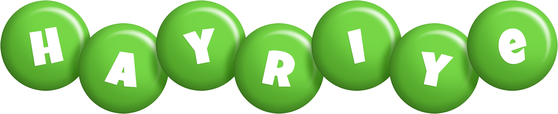 Hayriye candy-green logo