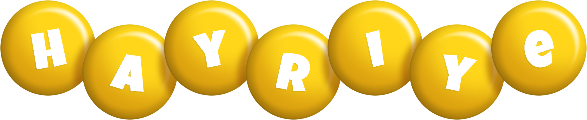 Hayriye candy-yellow logo