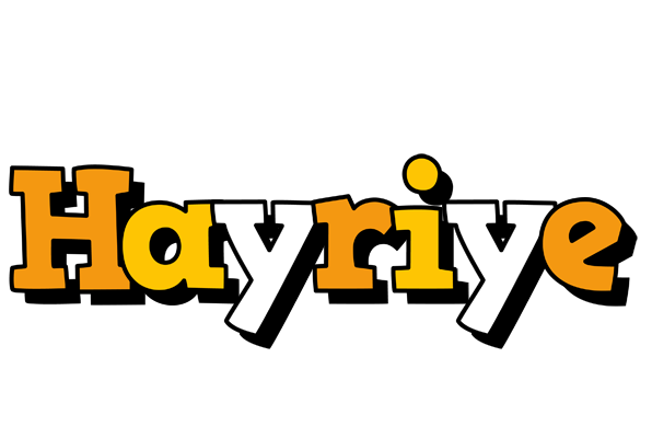 Hayriye cartoon logo