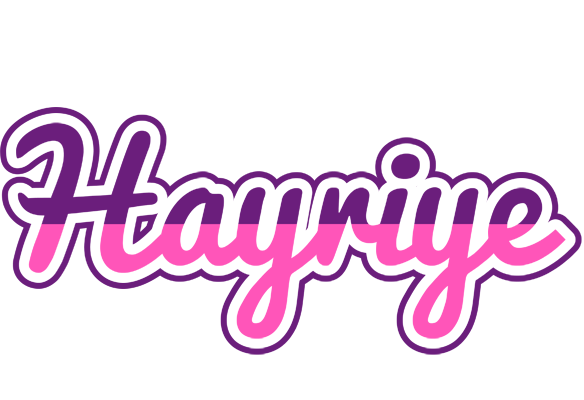 Hayriye cheerful logo