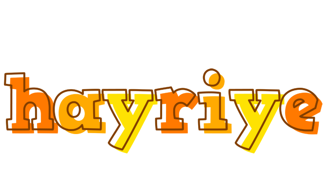 Hayriye desert logo
