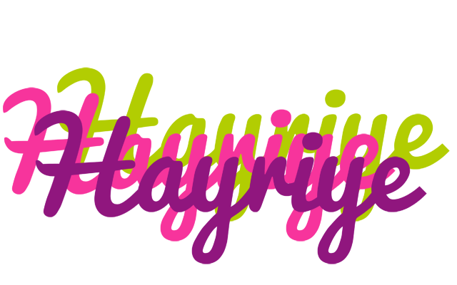 Hayriye flowers logo