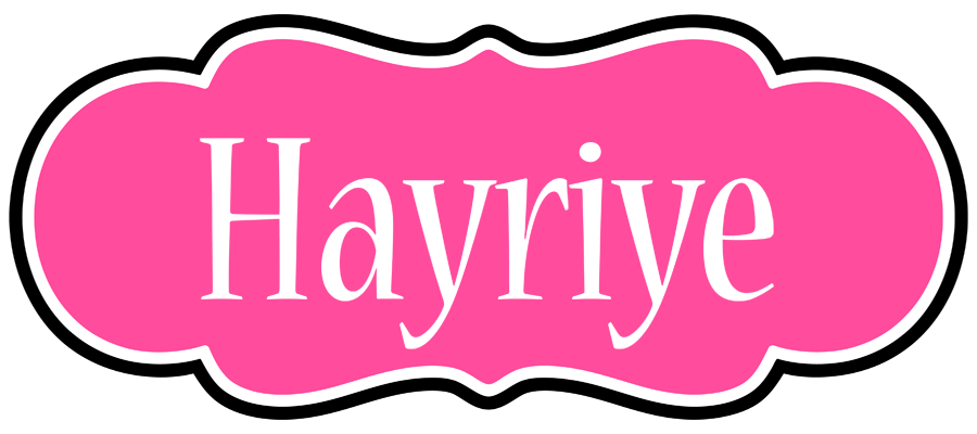 Hayriye invitation logo