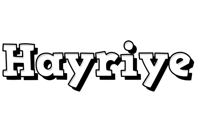Hayriye snowing logo