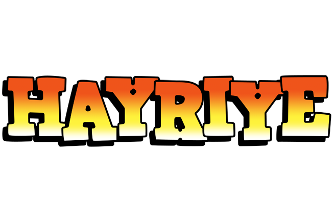 Hayriye sunset logo