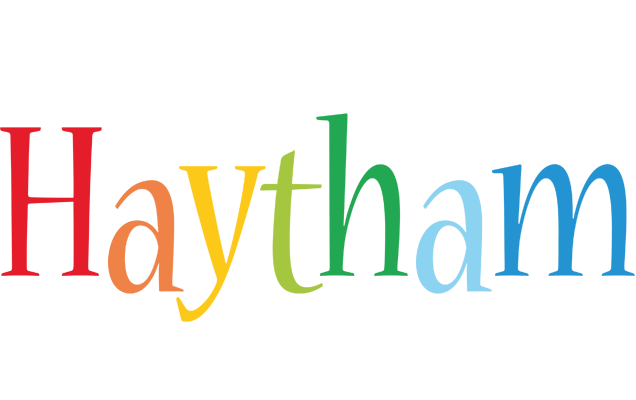 Haytham birthday logo