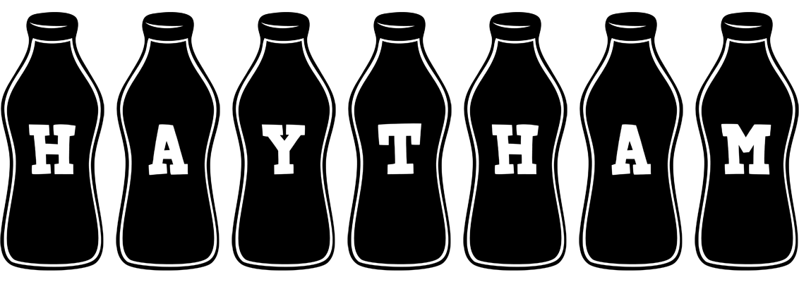 Haytham bottle logo