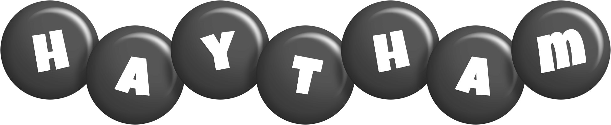 Haytham candy-black logo