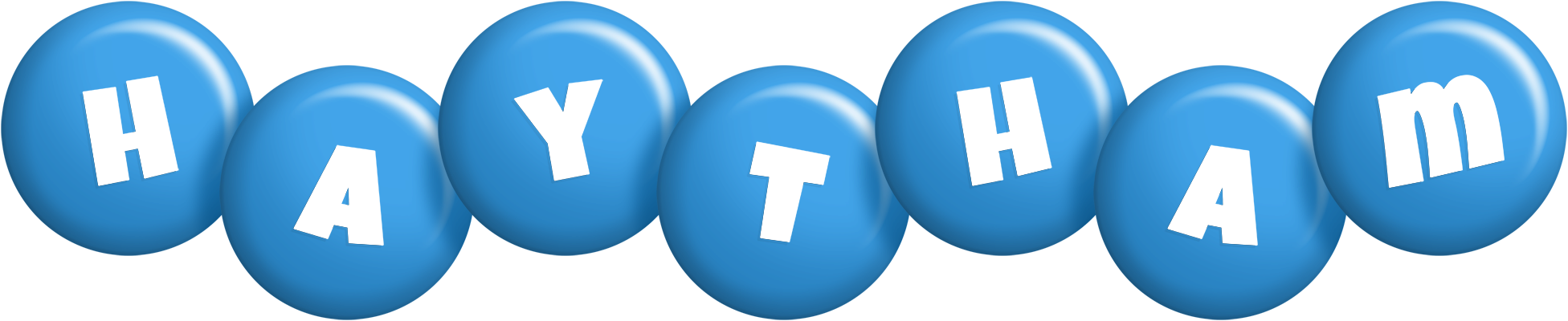 Haytham candy-blue logo