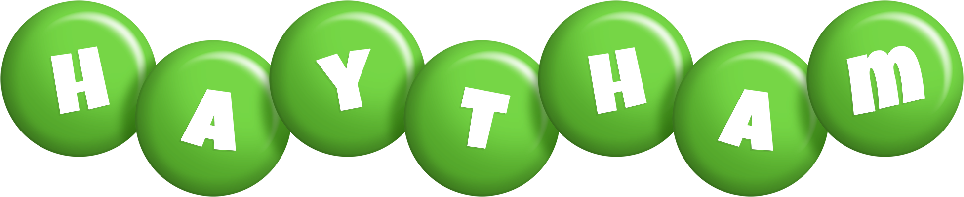 Haytham candy-green logo