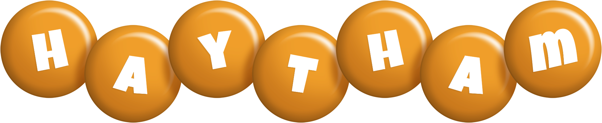 Haytham candy-orange logo
