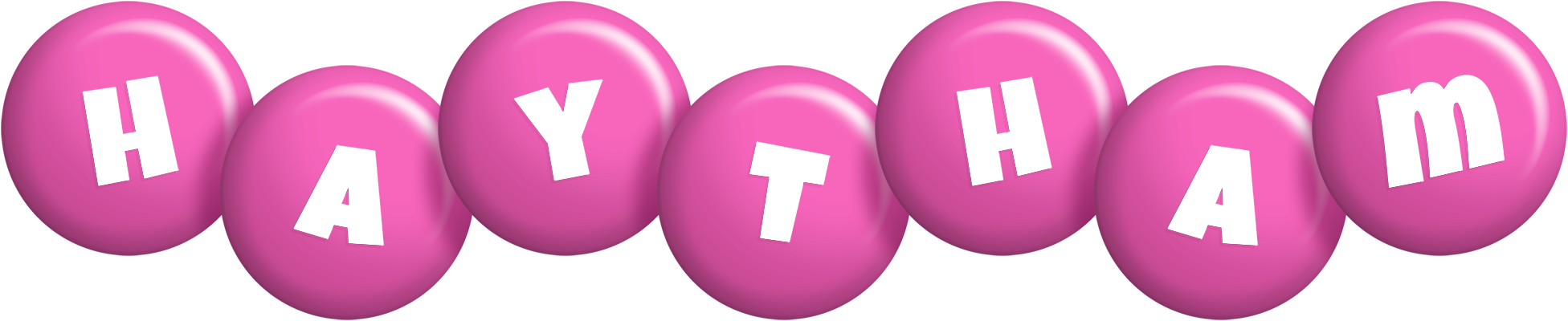 Haytham candy-pink logo