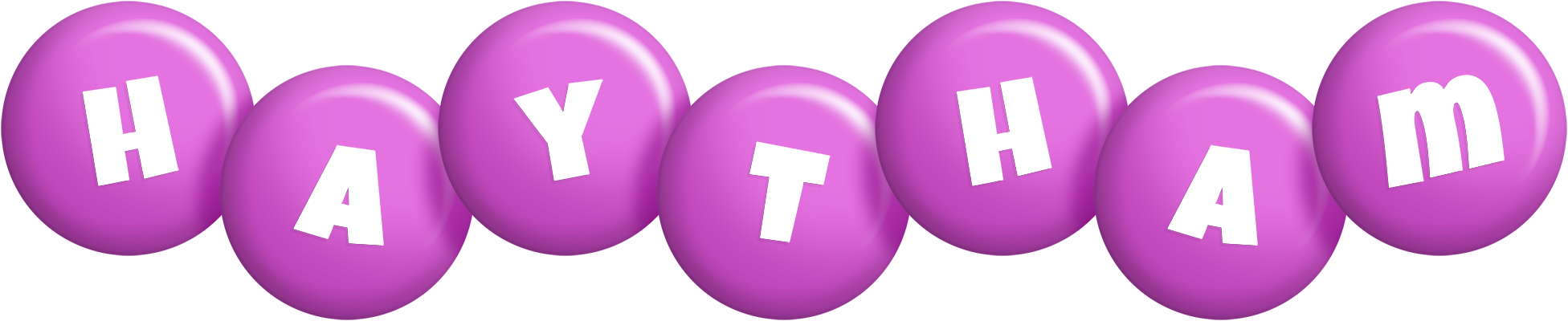 Haytham candy-purple logo