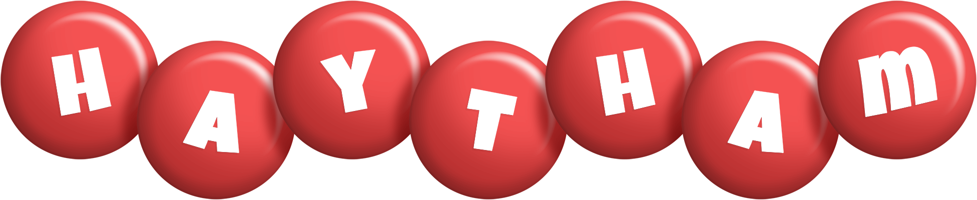 Haytham candy-red logo