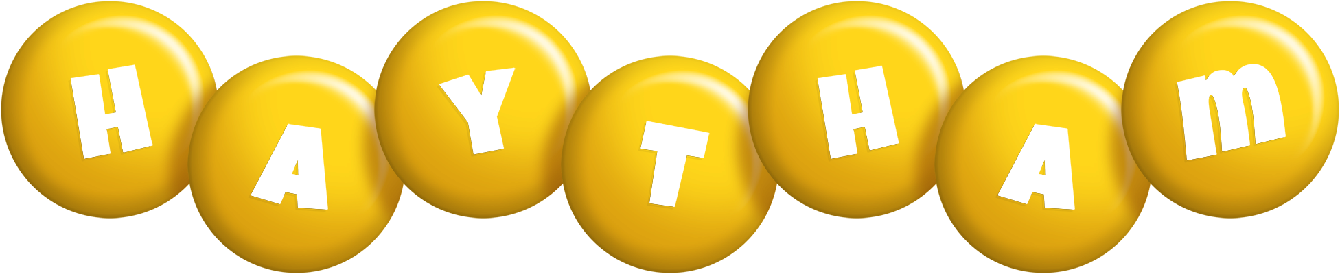 Haytham candy-yellow logo