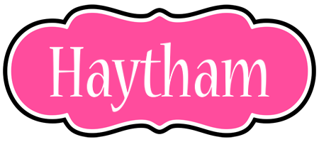 Haytham invitation logo